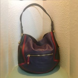 NWT orYANY Leather Angelique Colorblock Hobo